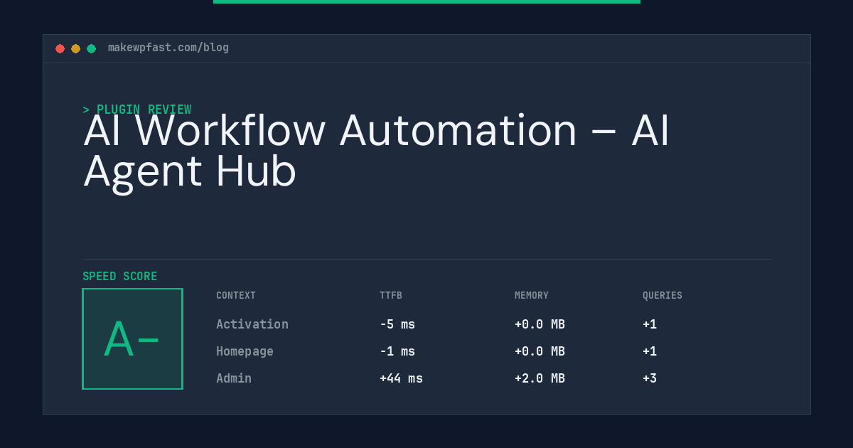 AI Workflow Automation – AI Agent Hub - MakeWPFast