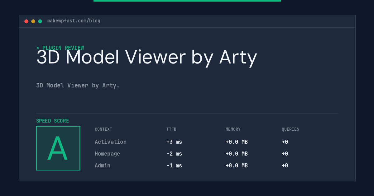 3D Model Viewer by Arty - MakeWPFast