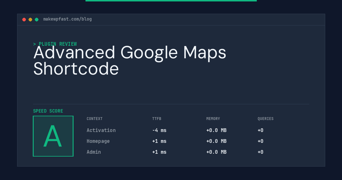 Advanced Google Maps Shortcode - MakeWPFast