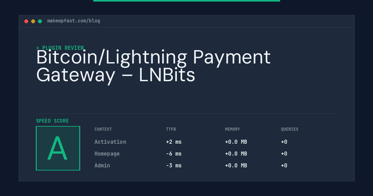 Bitcoin/Lightning Payment Gateway – LNBits - MakeWPFast