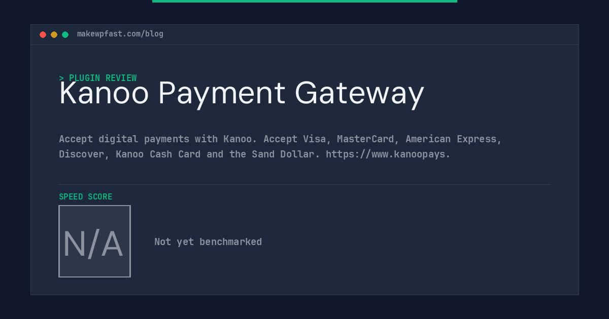 Kanoo Payment Gateway - MakeWPFast