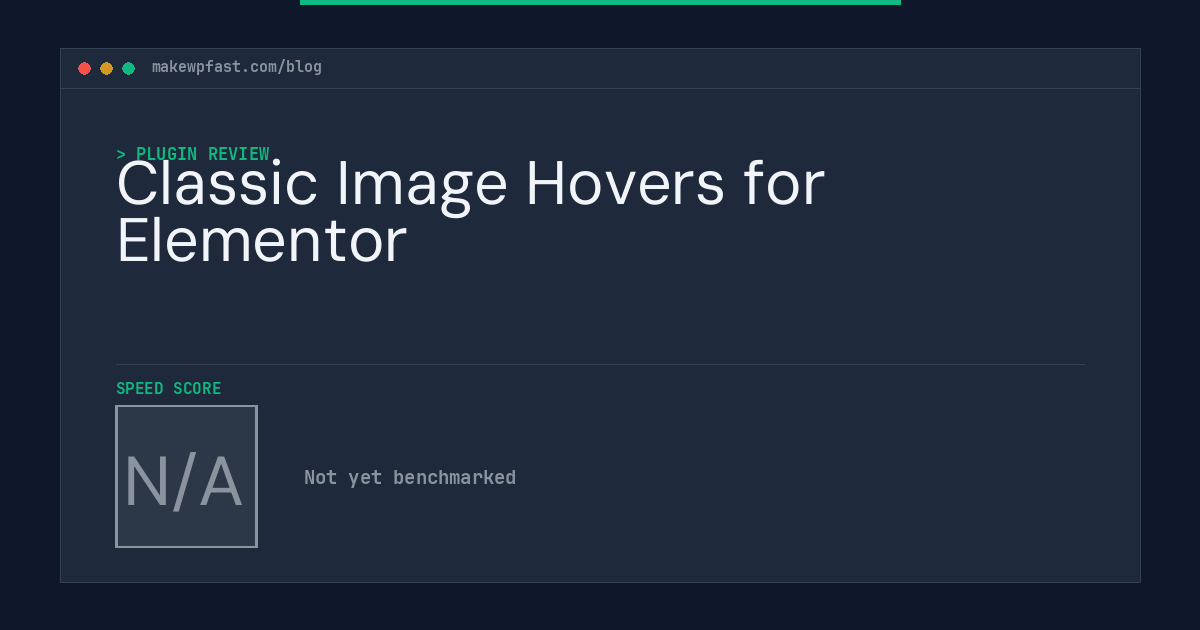 Classic Image Hovers for Elementor - MakeWPFast