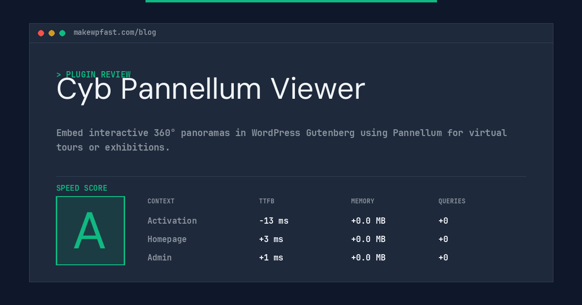 Cyb Pannellum Viewer - MakeWPFast