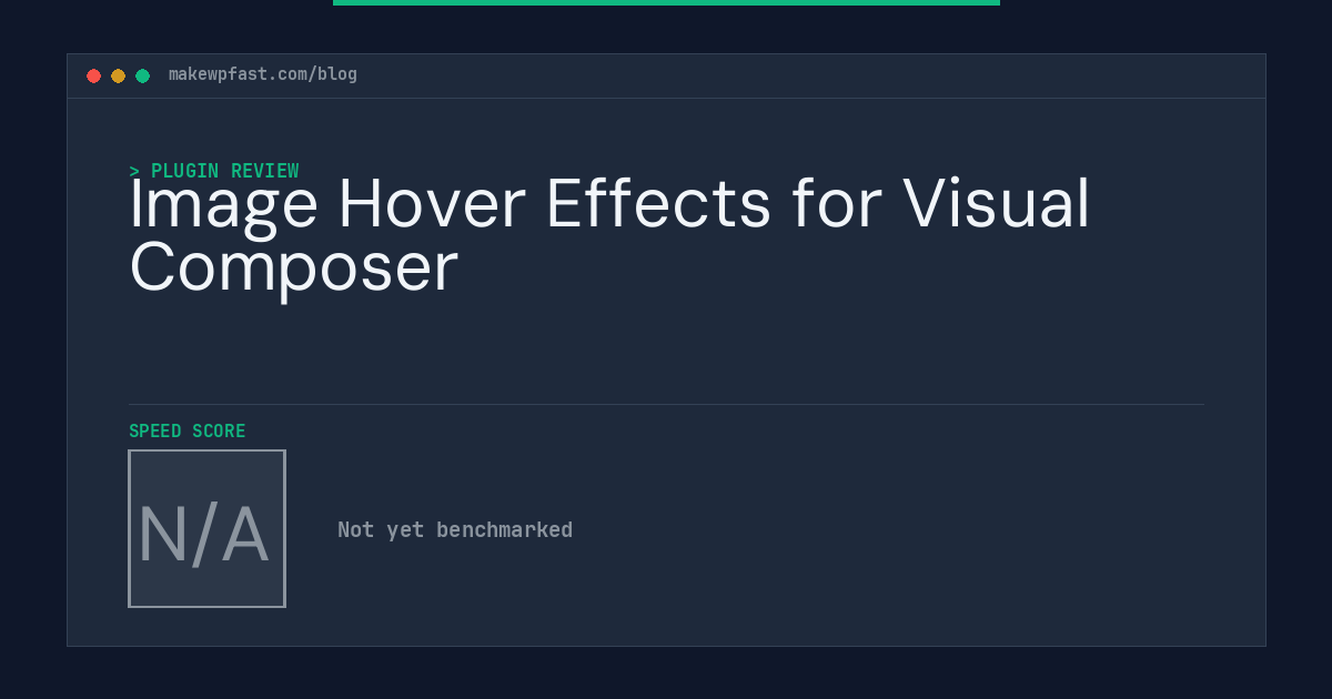 Image Hover Effects for Visual Composer - MakeWPFast