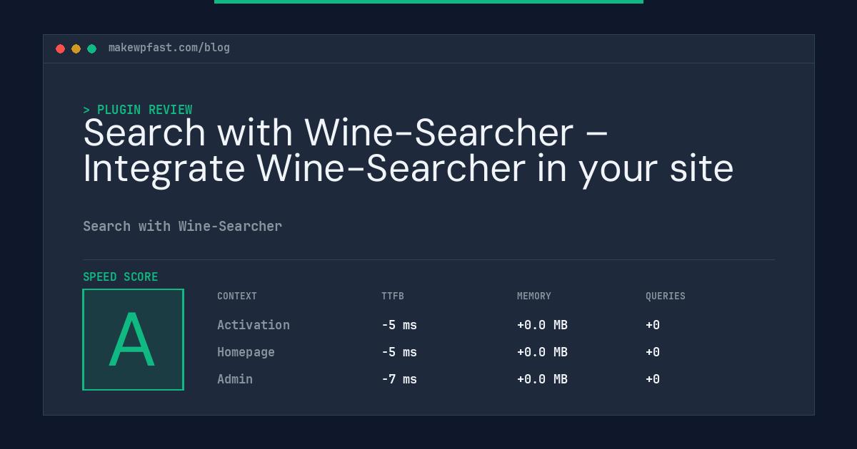 Search with Wine-Searcher – Integrate Wine-Searcher in your site - MakeWPFast