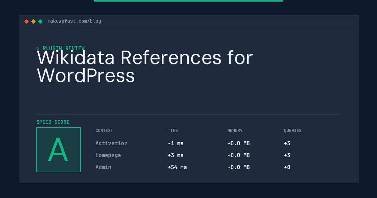 Wikidata References for WordPress - MakeWPFast
