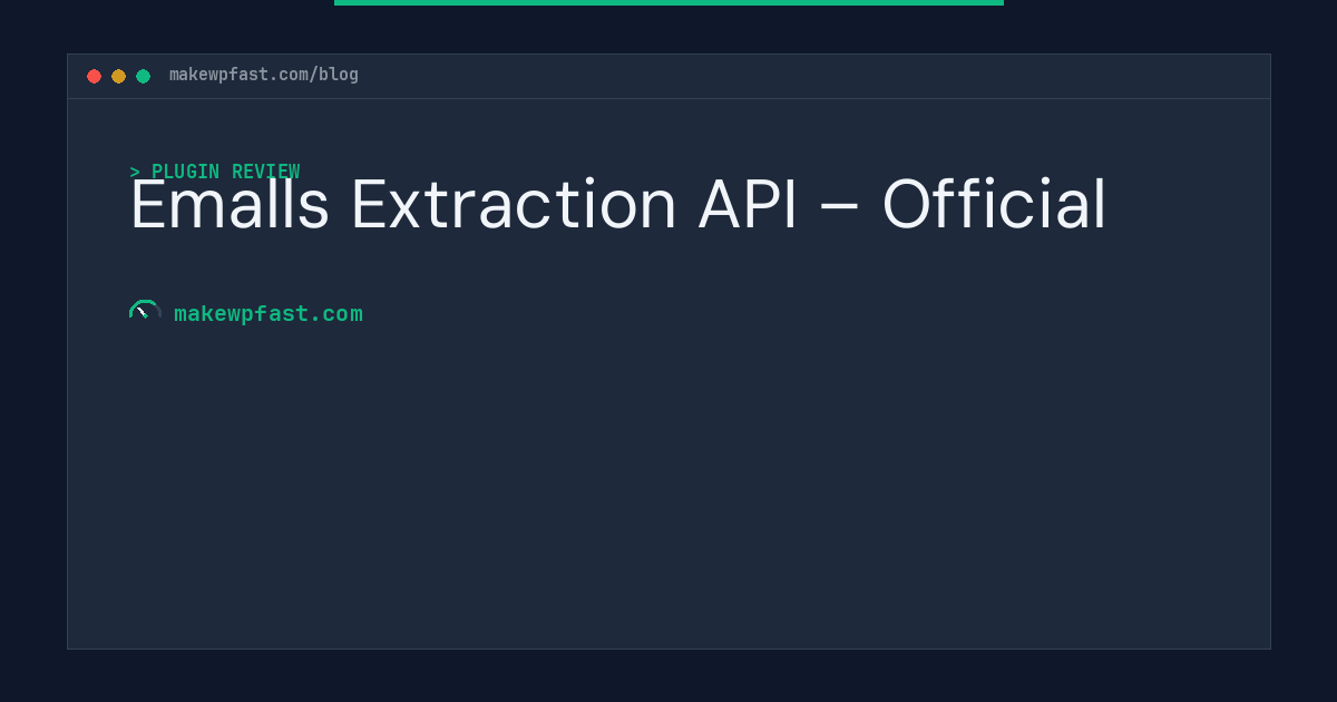 Emalls Extraction API – Official - MakeWPFast