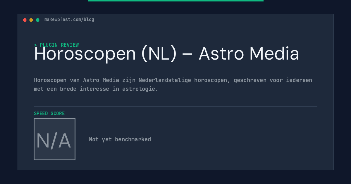 Horoscopen (NL) – Astro Media - MakeWPFast