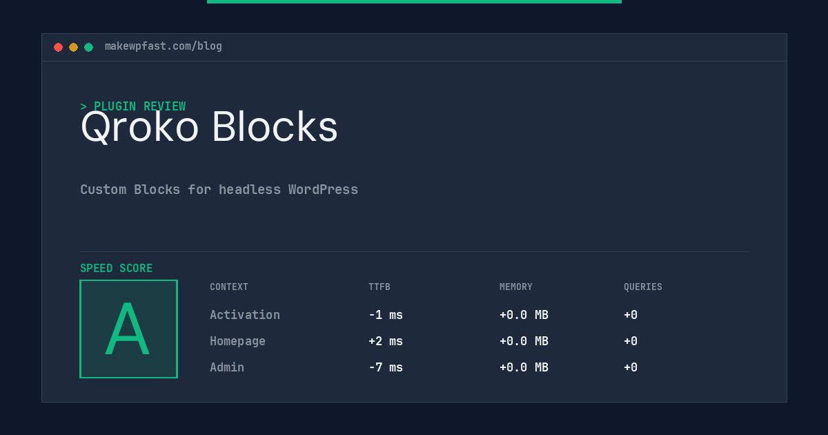 Qroko Blocks - MakeWPFast