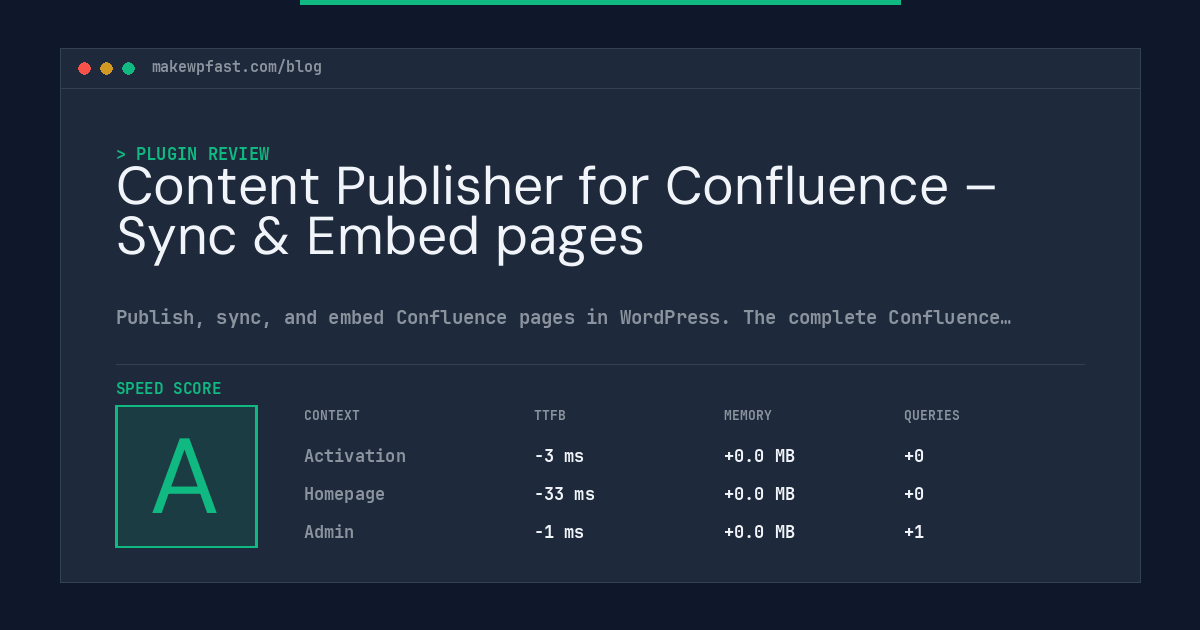 Content Publisher for Confluence – Sync & Embed pages - MakeWPFast