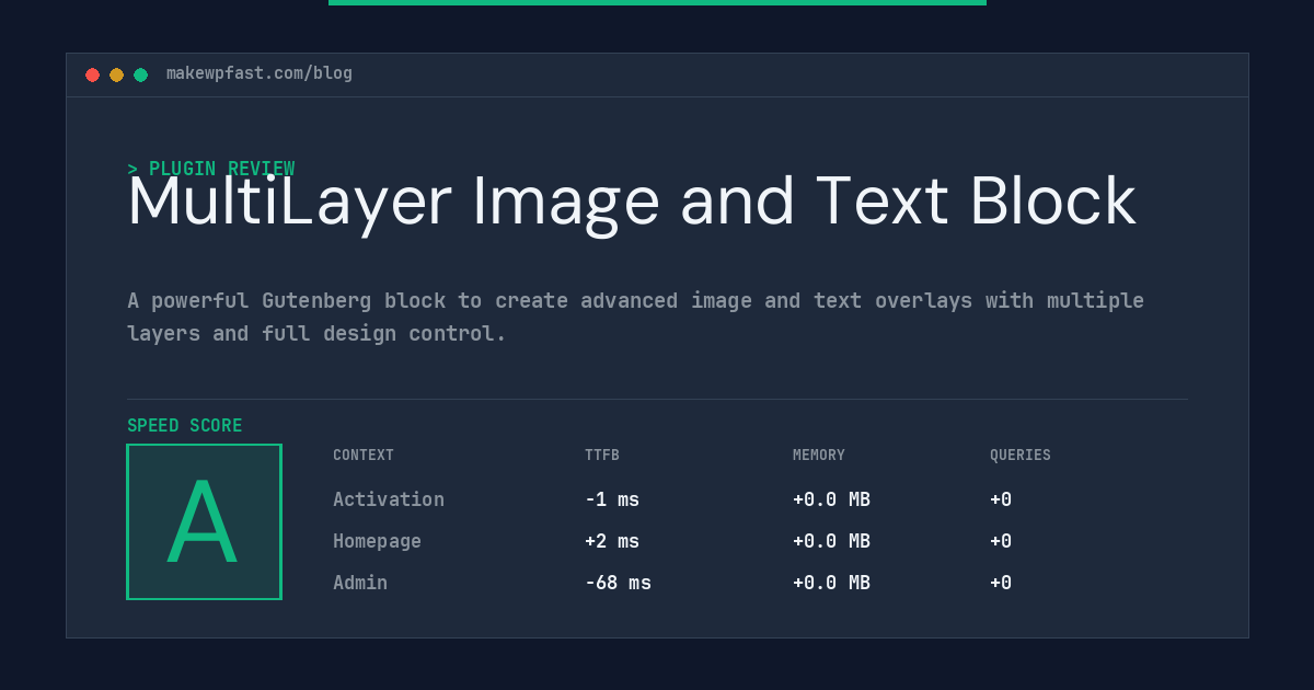 MultiLayer Image and Text Block - MakeWPFast
