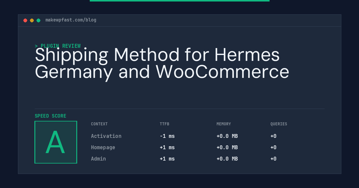 Shipping Method for Hermes Germany and WooCommerce - MakeWPFast