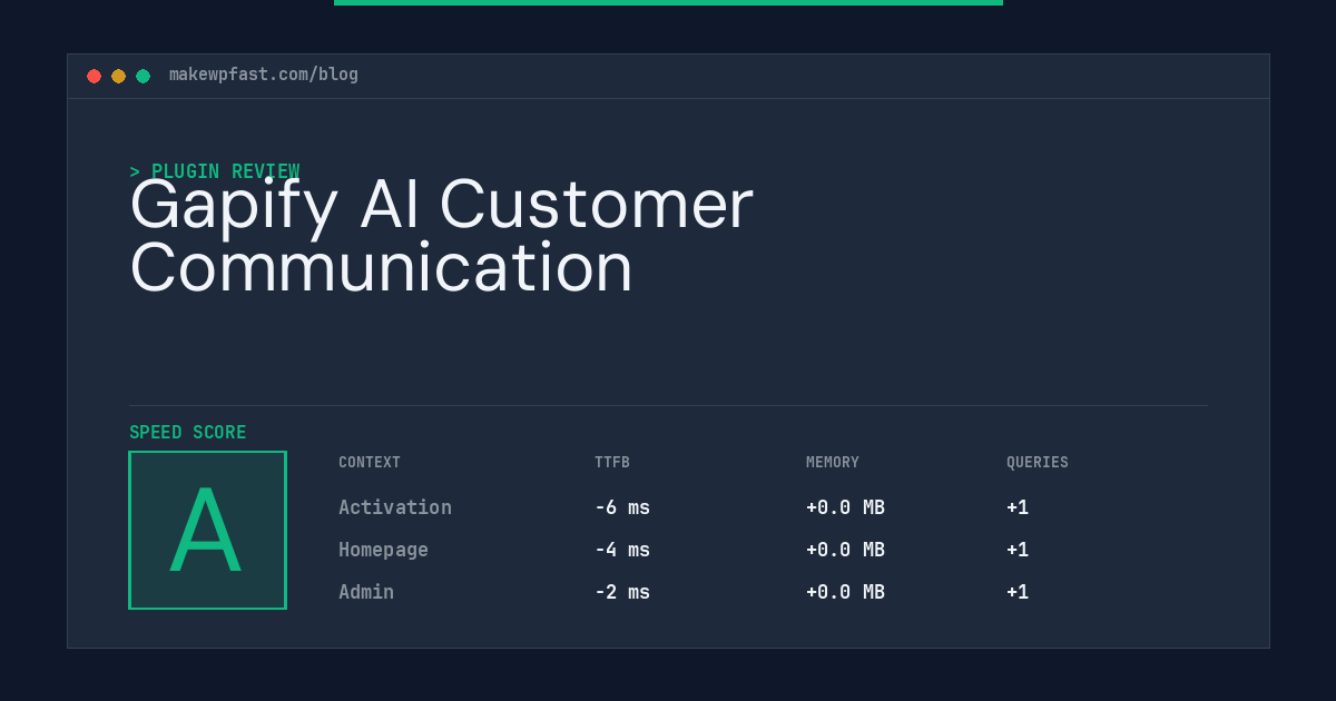 Gapify AI Customer Communication - MakeWPFast