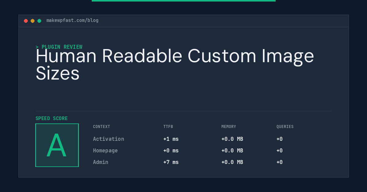 Human Readable Custom Image Sizes - MakeWPFast
