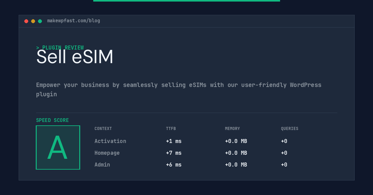 Sell eSIM - MakeWPFast