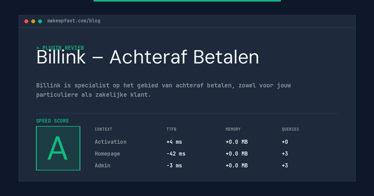 Billink – Achteraf Betalen - MakeWPFast