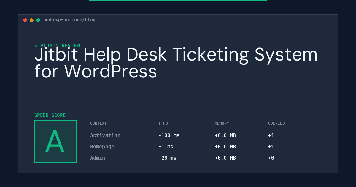 Jitbit Help Desk Ticketing System for WordPress - MakeWPFast