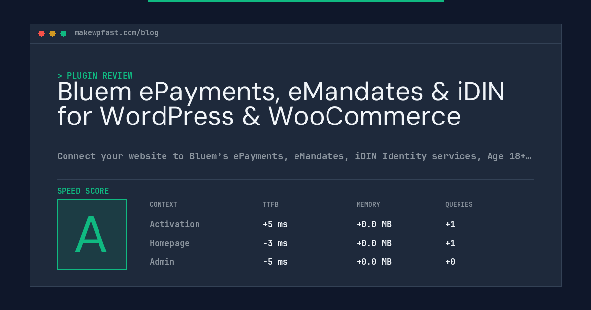 Bluem ePayments, eMandates & iDIN for WordPress & WooCommerce - MakeWPFast