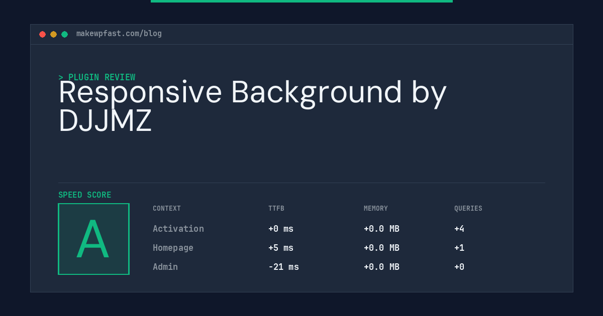 Responsive Background by DJJMZ - MakeWPFast
