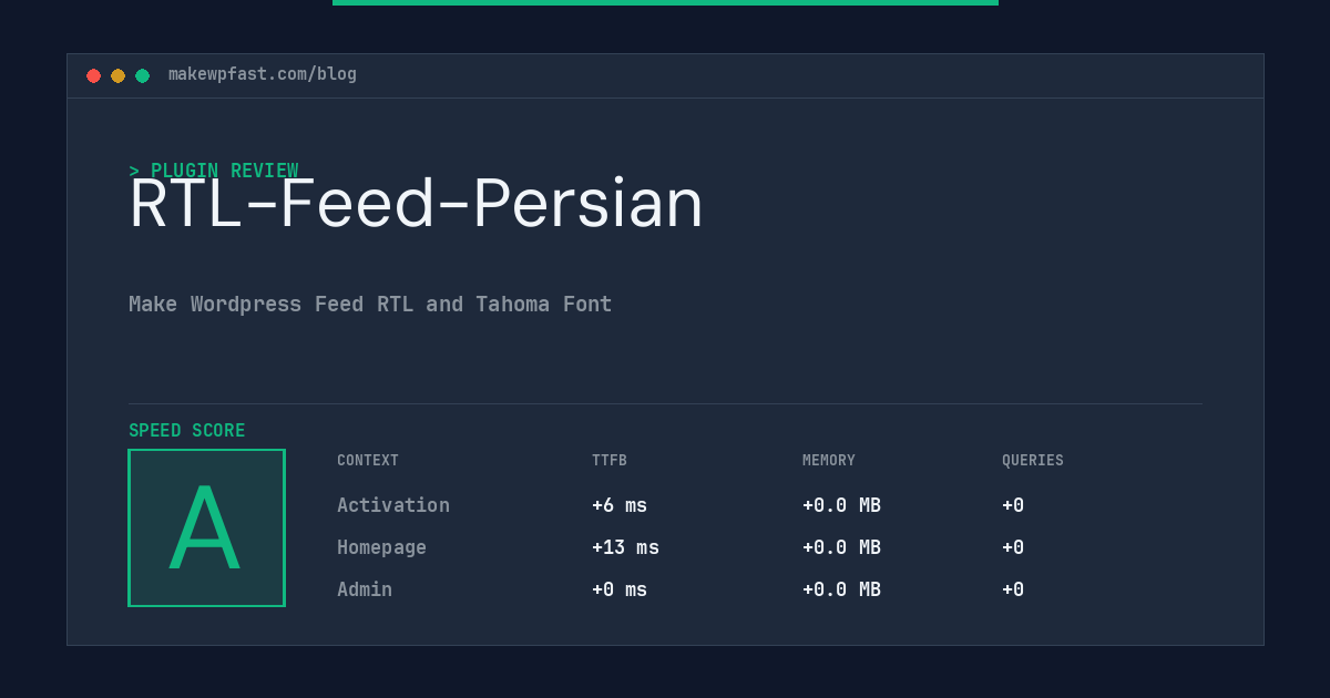 RTL-Feed-Persian - MakeWPFast