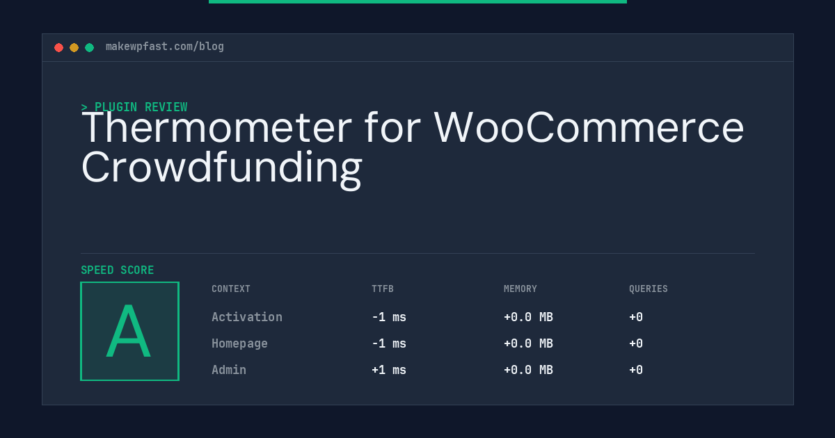 Thermometer for WooCommerce Crowdfunding - MakeWPFast