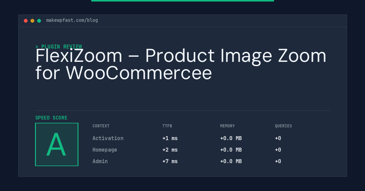 FlexiZoom – Product Image Zoom for WooCommercee - MakeWPFast
