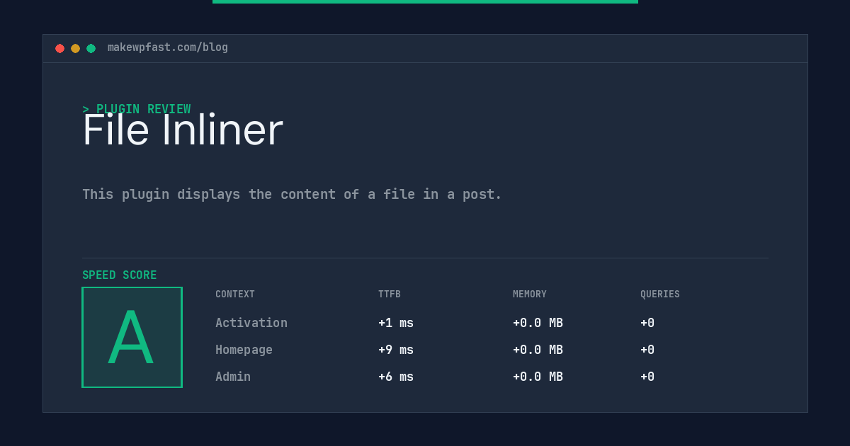 File Inliner - MakeWPFast