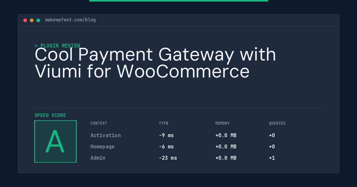 Cool Payment Gateway with Viumi for WooCommerce - MakeWPFast