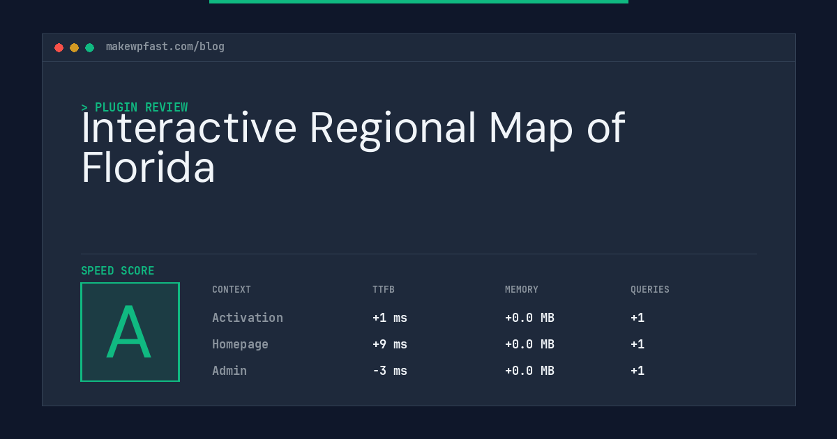 Interactive Regional Map of Florida - MakeWPFast