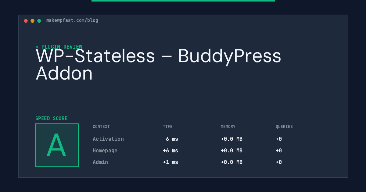 WP-Stateless – BuddyPress Addon - MakeWPFast
