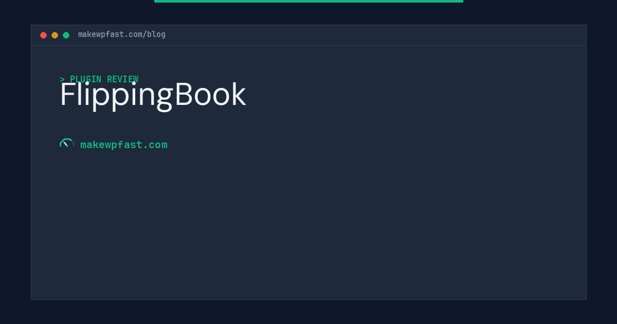 FlippingBook - MakeWPFast