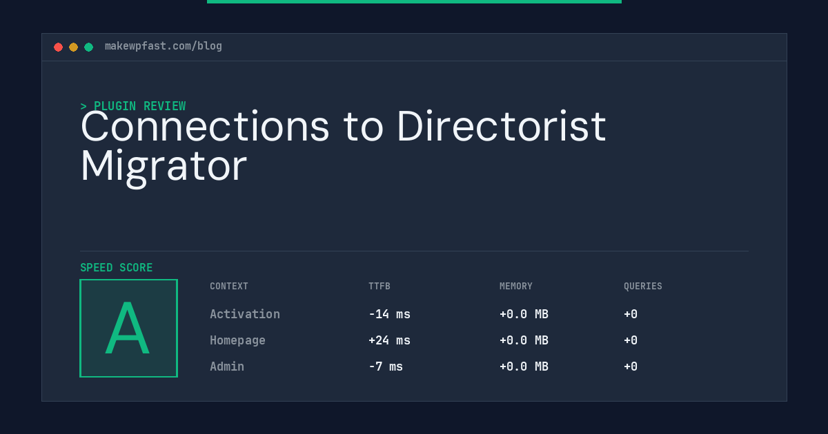 Connections to Directorist Migrator - MakeWPFast
