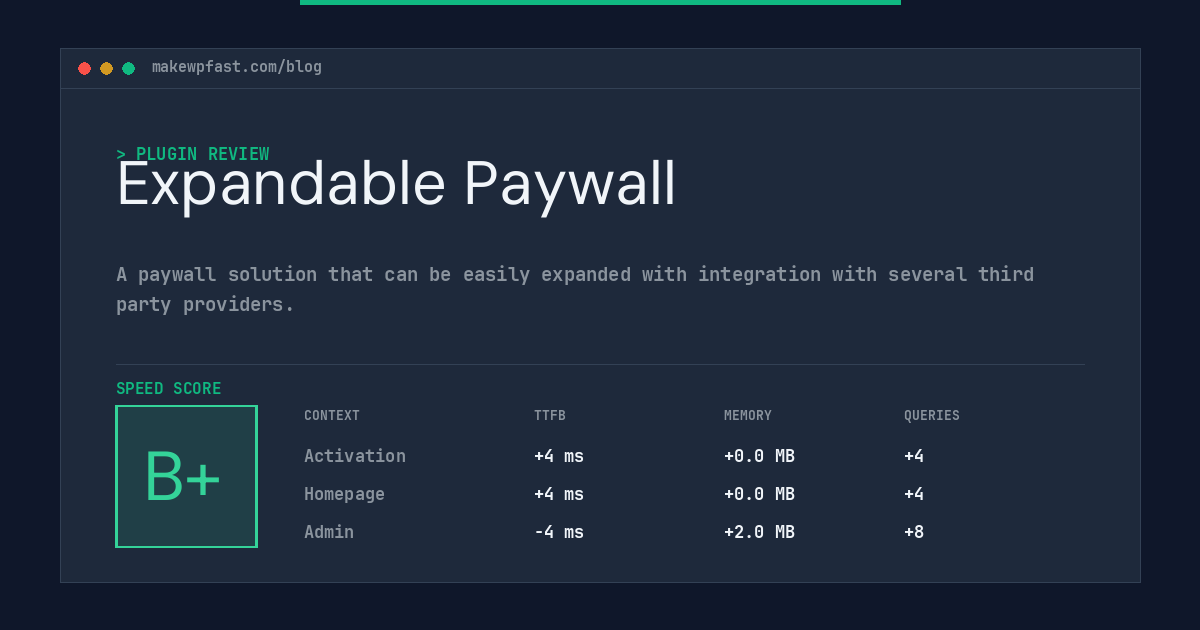 Expandable Paywall - MakeWPFast