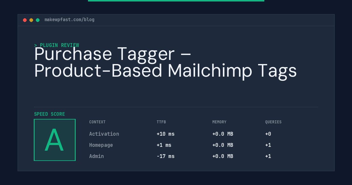 Purchase Tagger – Product-Based Mailchimp Tags - MakeWPFast