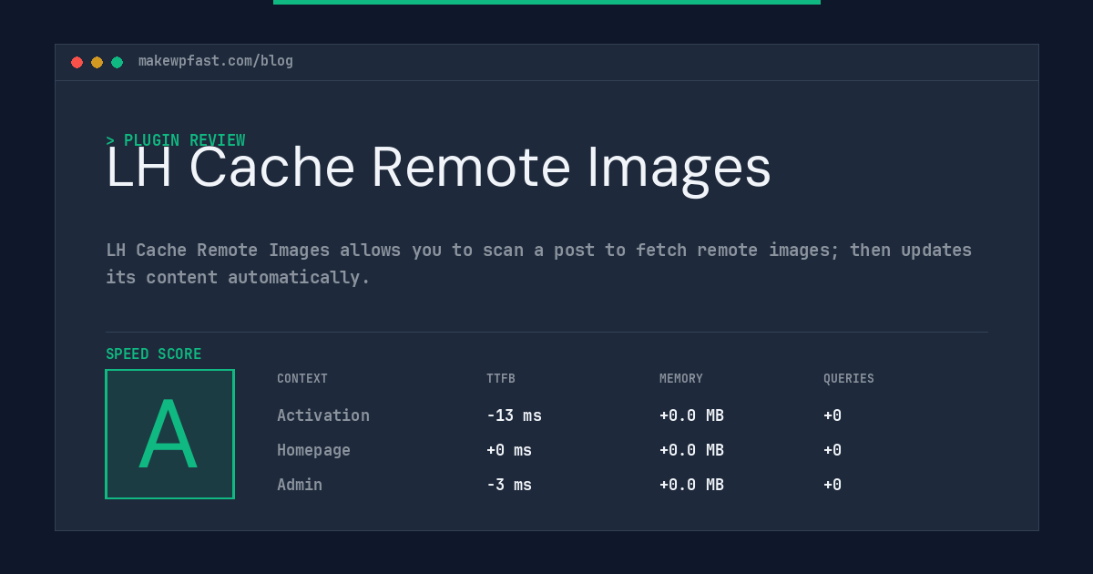 LH Cache Remote Images - MakeWPFast