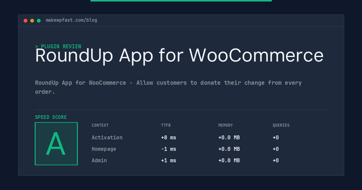 RoundUp App for WooCommerce - MakeWPFast