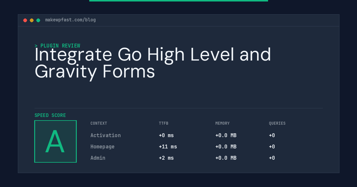 Integrate Go High Level and Gravity Forms - MakeWPFast