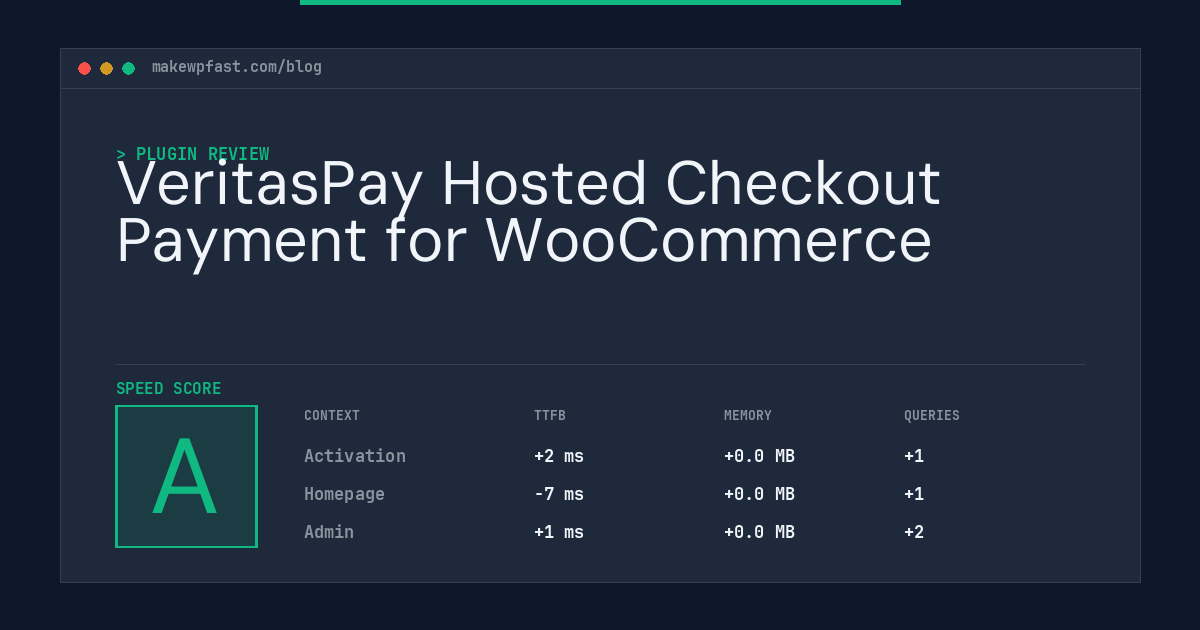 VeritasPay Hosted Checkout Payment for WooCommerce - MakeWPFast