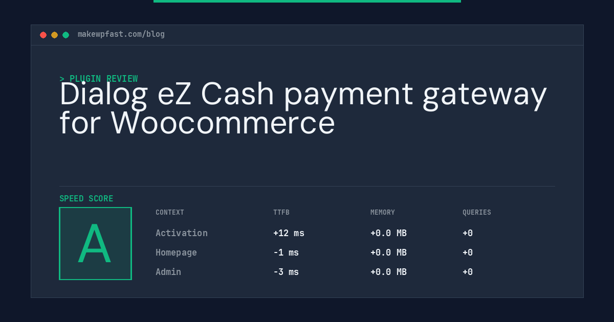 Dialog eZ Cash payment gateway for Woocommerce - MakeWPFast