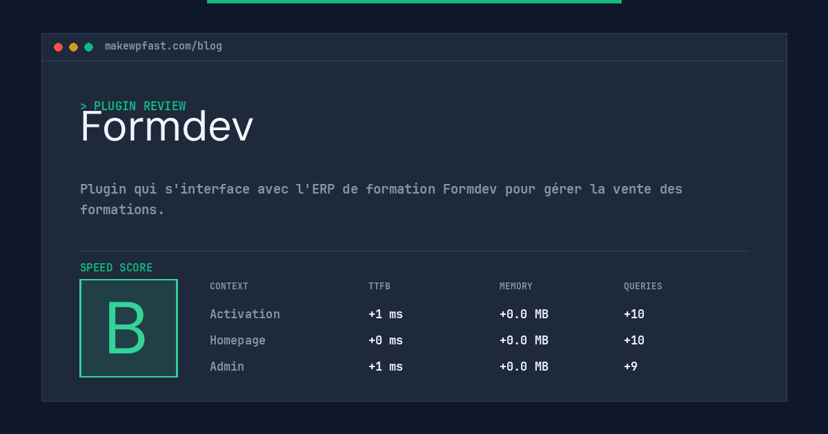 Formdev - MakeWPFast