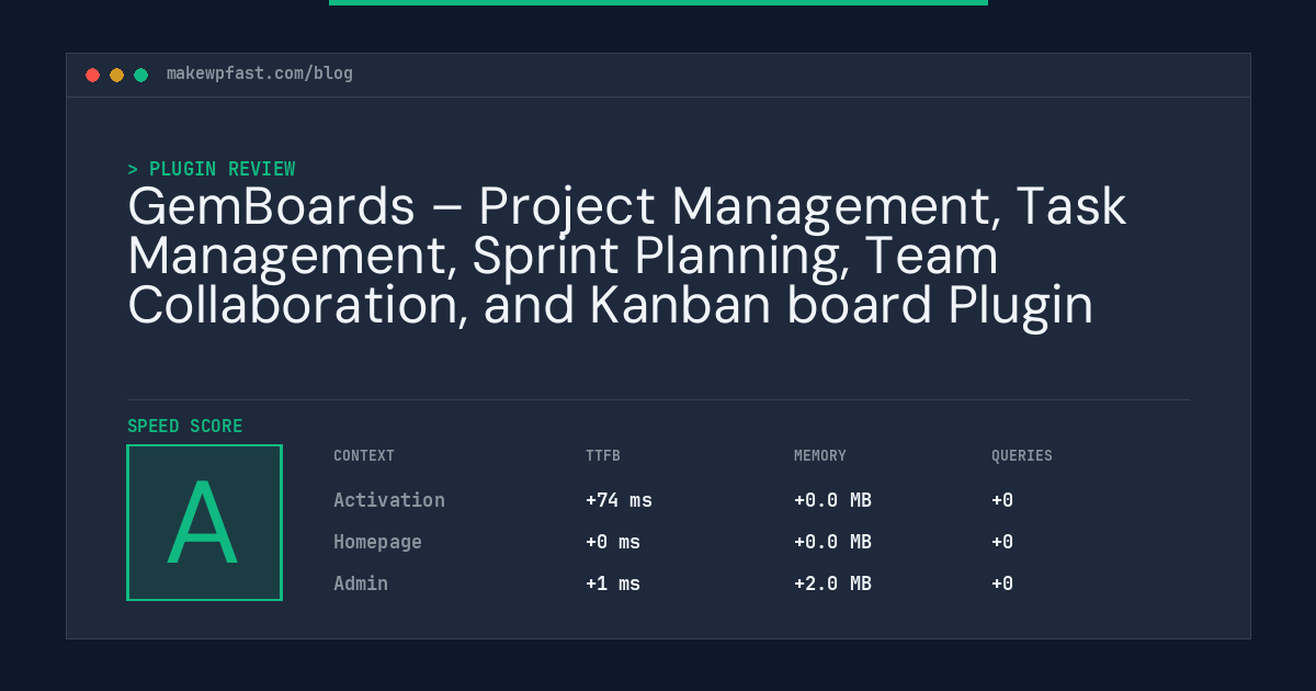 GemBoards – Project Management, Task Management, Sprint Planning, Team Collaboration, and Kanban board Plugin - MakeWPFast