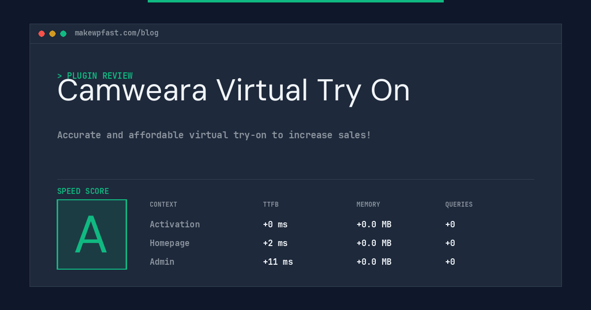 Camweara Virtual Try On - MakeWPFast