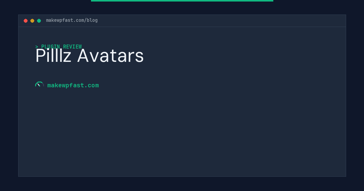 Pilllz Avatars - MakeWPFast