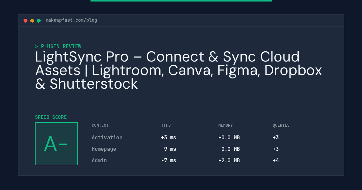 LightSync Pro – Connect & Sync Cloud Assets | Lightroom, Canva, Figma, Dropbox & Shutterstock - MakeWPFast