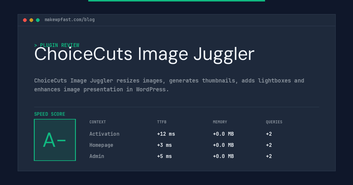 ChoiceCuts Image Juggler - MakeWPFast