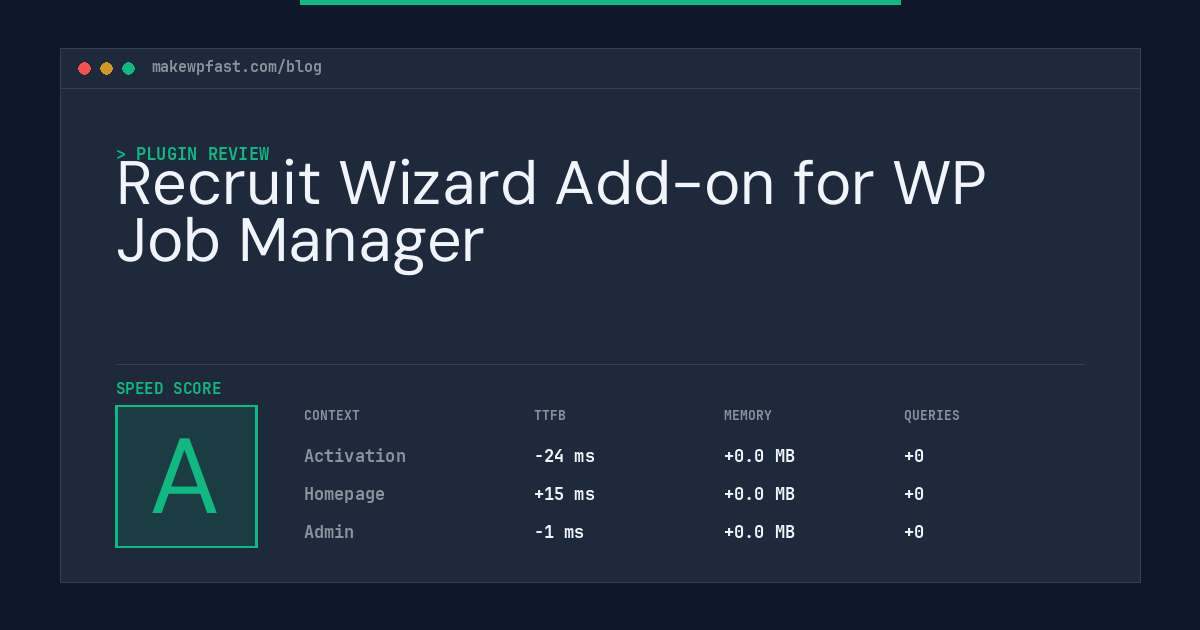 Recruit Wizard Add-on for WP Job Manager - MakeWPFast