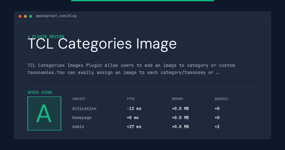 TCL Categories Image - MakeWPFast