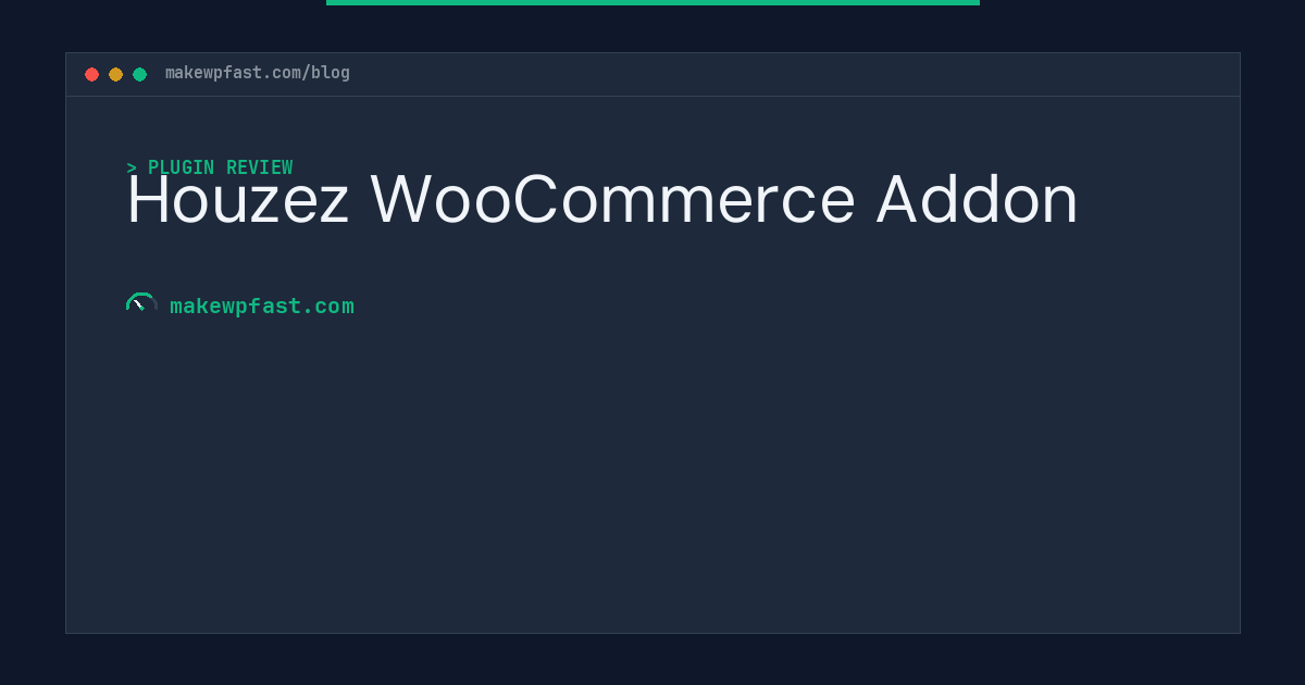Houzez WooCommerce Addon - MakeWPFast