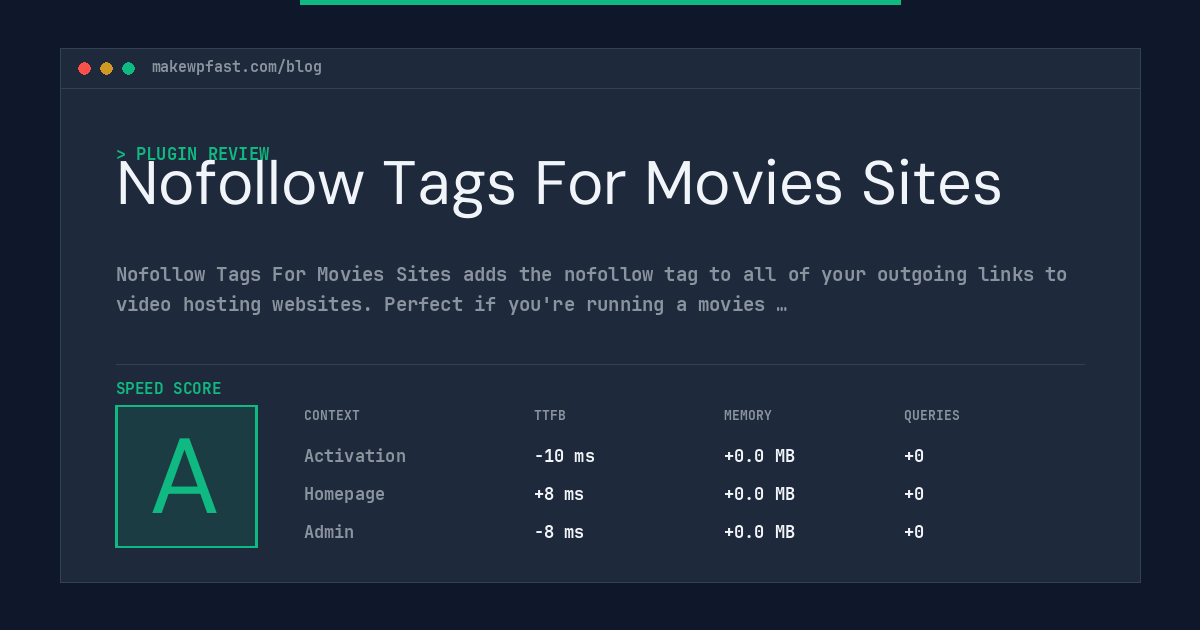 Nofollow Tags For Movies Sites - MakeWPFast