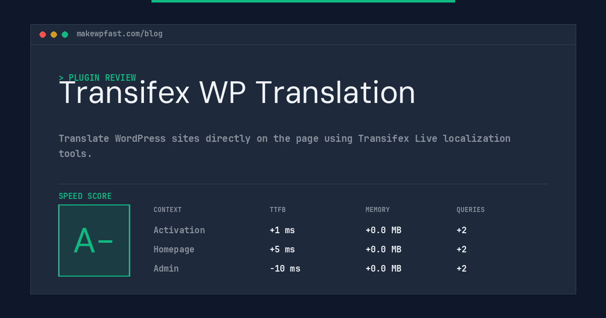 Transifex WP Translation - MakeWPFast